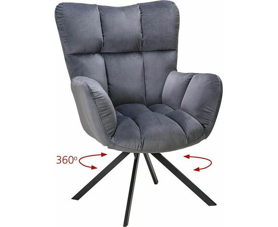 Hilda Πολυθρόνα 62x72x88cm | Καρέκλες & Πολυθρόνες στο Togias-Home.gr