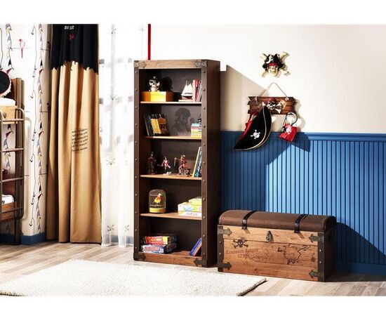 Παιδική βιβλιοθήκη KS-1501 Black Pirate, Cilek | Βιβλιοθήκη στο Togias-Home.gr