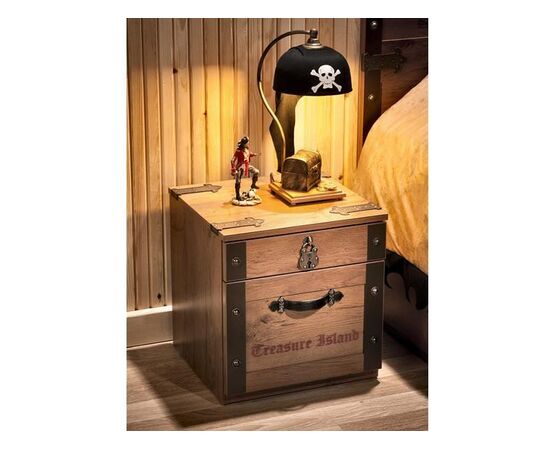 Children's bedside table KS-1601Black Pirate, Cilek | Bedside Table στο Togias-Home.gr