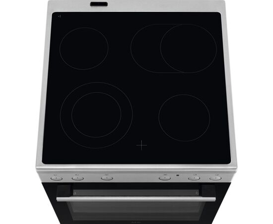 AEG CCB6400MBM Κουζίνα 73lt με Κεραμικές Εστίες Π59.6εκ. Inox | Κουζίνες & Φούρνοι στο Togias-Home.gr