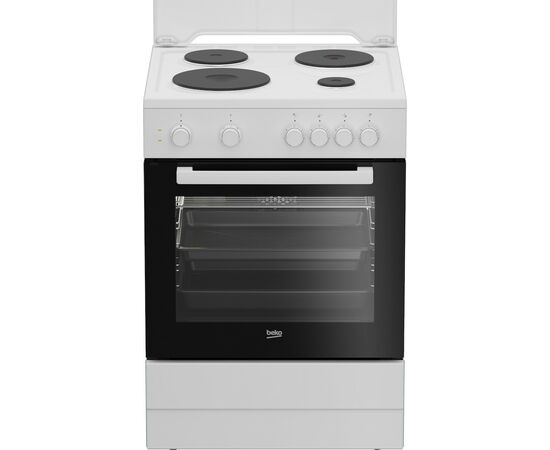 Beko FSM66001GWS Κουζίνα 72lt με Εμαγιέ Εστίες Π60εκ. Λευκή | Κουζίνες & Φούρνοι στο Togias-Home.gr