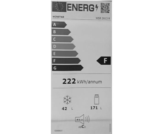 Winstar WSR 2614R Ψυγείο Δίπορτο 213lt Υ144xΠ54xΒ57εκ. Κόκκινο | Ψυγεία στο Togias-Home.gr