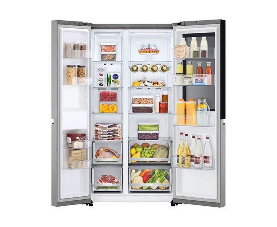 LG Ψυγείο Ντουλάπα 655lt Total NoFrost Υ179xΠ91.3xΒ73.5εκ. Inox GSVV80PYLL | Ψυγεία στο Togias-Home.gr