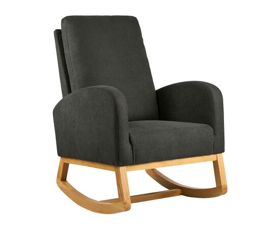 Κουνιστή Πολυθρόνα Nicki Varossi Επενδεδυμένη με Υφασμα, Ξύλινη Βάση και Σκελετό. | Καρέκλες & Πολυθρόνες στο Togias-Home.gr