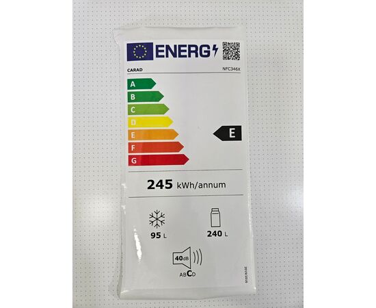 Carad NFC346X Ψυγειοκαταψύκτης Inox No Frost | Ψυγεία στο Togias-Home.gr