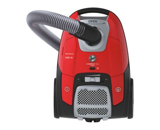 Hoover H-Energy 500 HE510HM 011 Ηλεκτρική Σκούπα 700W με Σακούλα 3.5lt Κόκκινη | Ηλεκτρικές Σκούπες στο Togias-Home.gr
