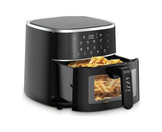 Izzy IZ-8218 Digital XL Φριτέζα Αέρος 8.2lt Μαύρη | Φριτέζες στο Togias-Home.gr