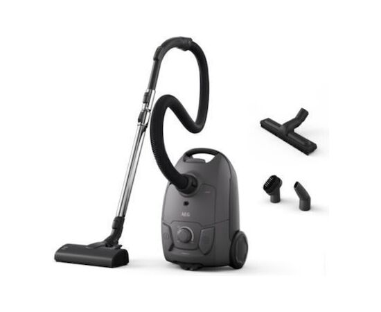 AEG Ηλεκτρική Σκούπα 650W με Σακούλα 3lt Μαύρη AB51C1DB | Ηλεκτρικές Σκούπες στο Togias-Home.gr
