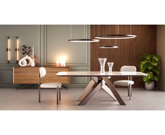 Τραπεζαρία Maxx Brera 180×100εκ. | Τραπέζια Τραπεζαρίας & Κουζίνας στο Togias-Home.gr