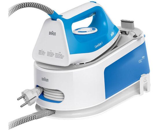 Braun CareStyle 1 IS1012BL Σύστημα Σιδερώματος Πίεσης 6bar με Δοχείο 1.5lt | Συσκευές Σιδερώματος στο Togias-Home.gr