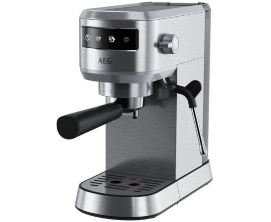 AEG EC6-1-6ST Μηχανή Espresso 1450W Πίεσης 15bar Ασημί | Καφετιέρες στο Togias-Home.gr