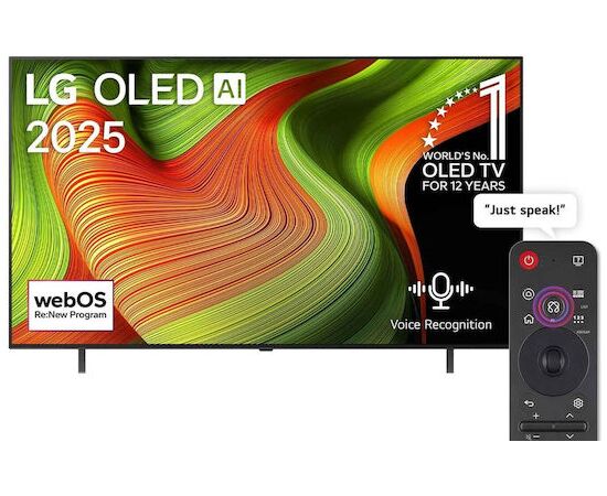 LG Smart Τηλεόραση 65" 4K UHD OLED AI B5 HDR (2025) OLED65B56LA | Τηλεοράσεις στο Togias-Home.gr