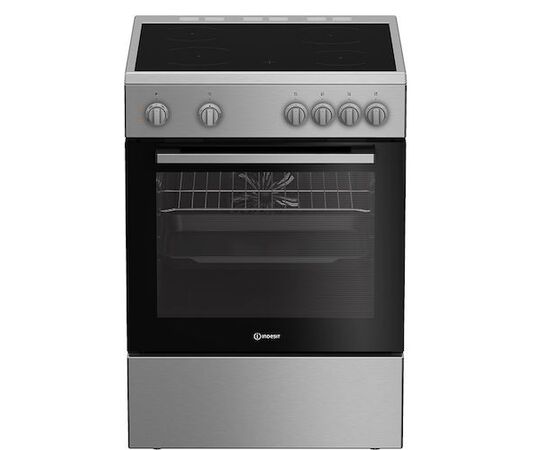Indesit  I6V8KMX Κουζίνα 66lt με Κεραμικές Εστίες Π60εκ. Inox | Κουζίνες & Φούρνοι στο Togias-Home.gr