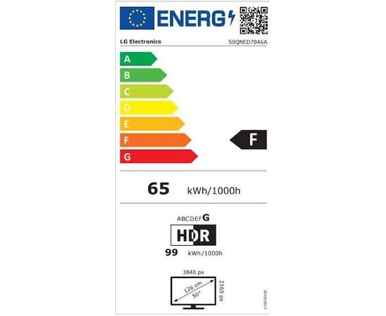 LG Smart Τηλεόραση 50" 4K UHD QNED AI QNED70 HDR (2025) 50QNED70A6A | Τηλεοράσεις στο Togias-Home.gr