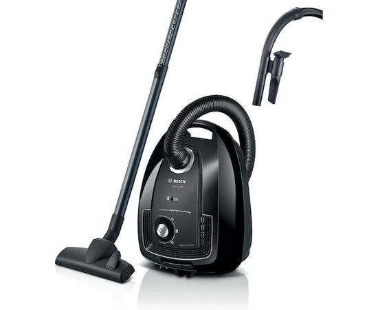 Bosch BGB38BA1 Ηλεκτρική Σκούπα 600W με Σακούλα 4lt Μαύρη | Ηλεκτρικές Σκούπες στο Togias-Home.gr