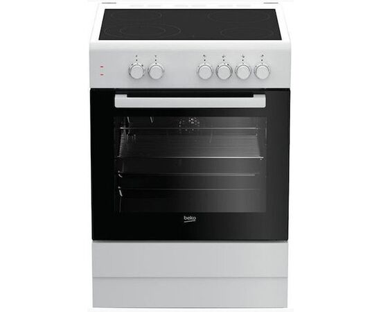 Beko Κουζίνα 72lt με Κεραμικές Εστίες Π60εκ. Λευκή FBM67011GW | Κουζίνες & Φούρνοι στο Togias-Home.gr