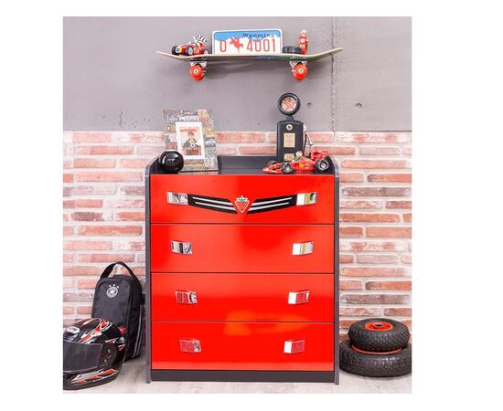 Παιδική συρταριέρα GT-120474x87x41cm Cilek, Young Racer | Κομοδίνο/Συρταριέρα στο Togias-Home.gr