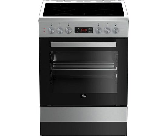 Beko FSM 67320 DXT Kitchen 65lt with Ceramic Hobs W60cm. Inox | Electric Oven/Stove στο Togias-Home.gr